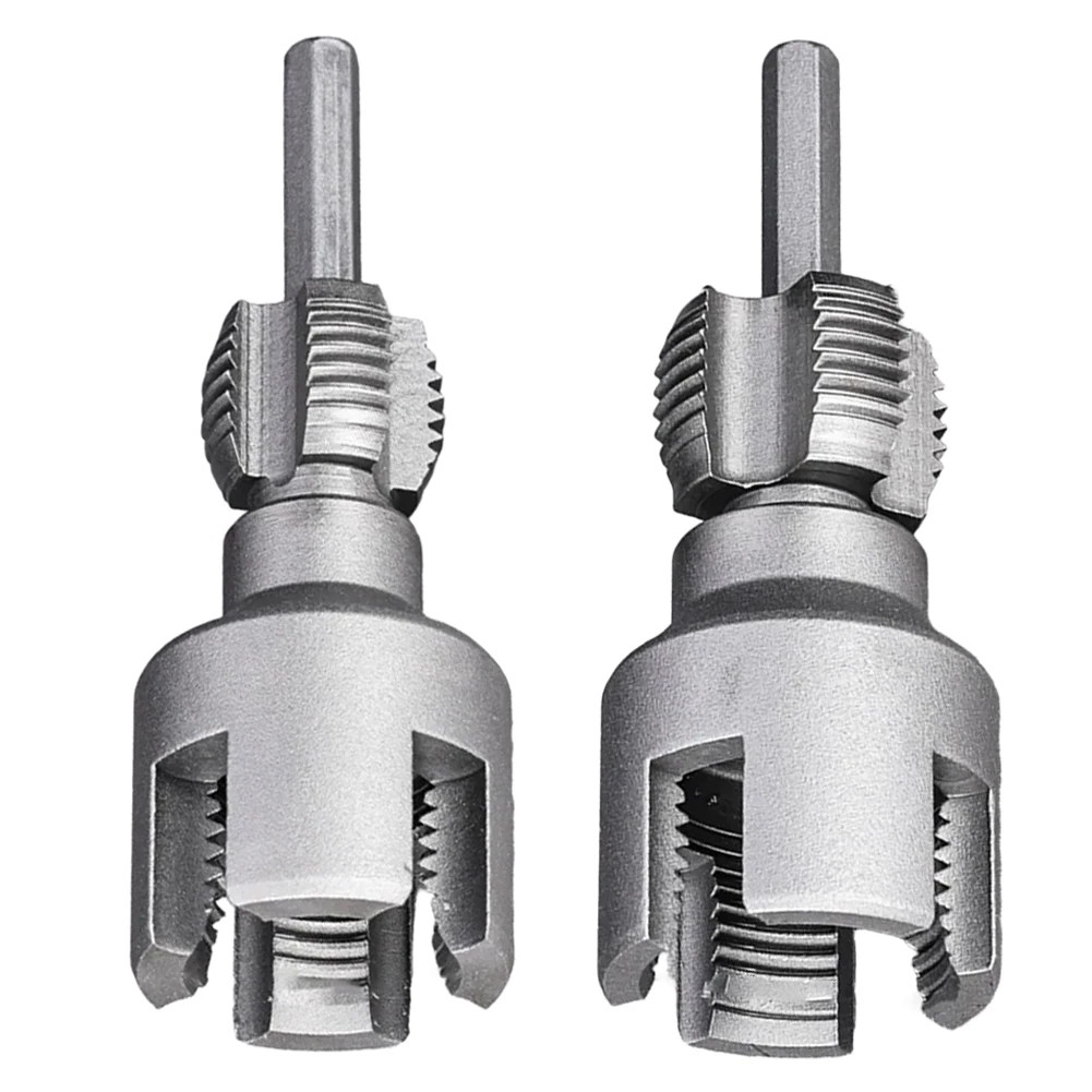 2pcs Water Pipe Threader 20MM+25MM Tapping Tool Internal Thread External Thread Integrated Die Water Pipe Thread Cutting Tools