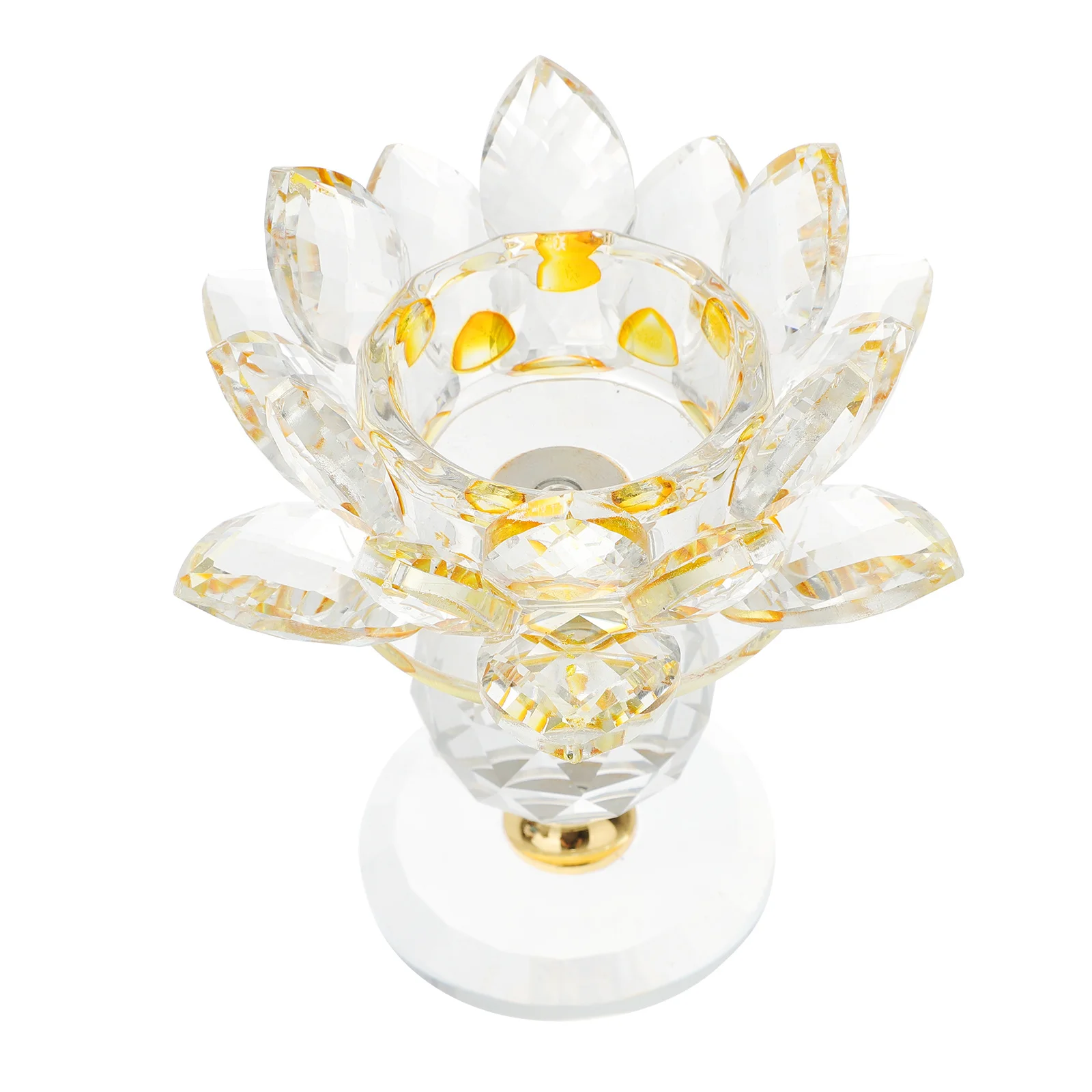

Votive Holders Crystal Flower Design Ideal for Home Wedding Anniversary Party Decor Holder Tea Light Holder