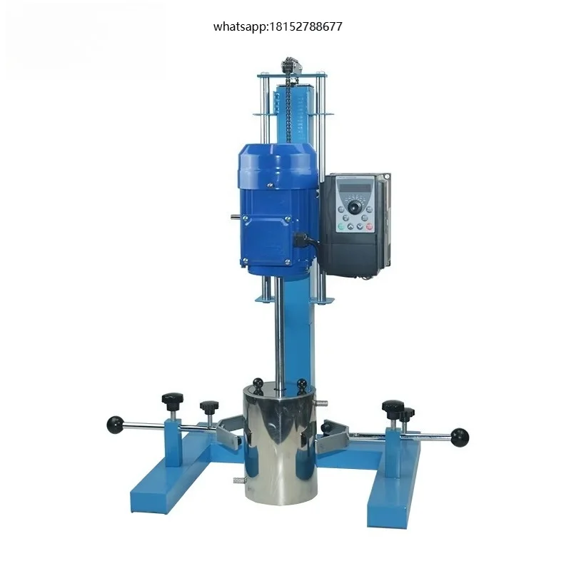 Brushless Motor 3L High Viscosity Food Plastics Grade Frequency Dispersing Stirrer Agitator Multifunctional