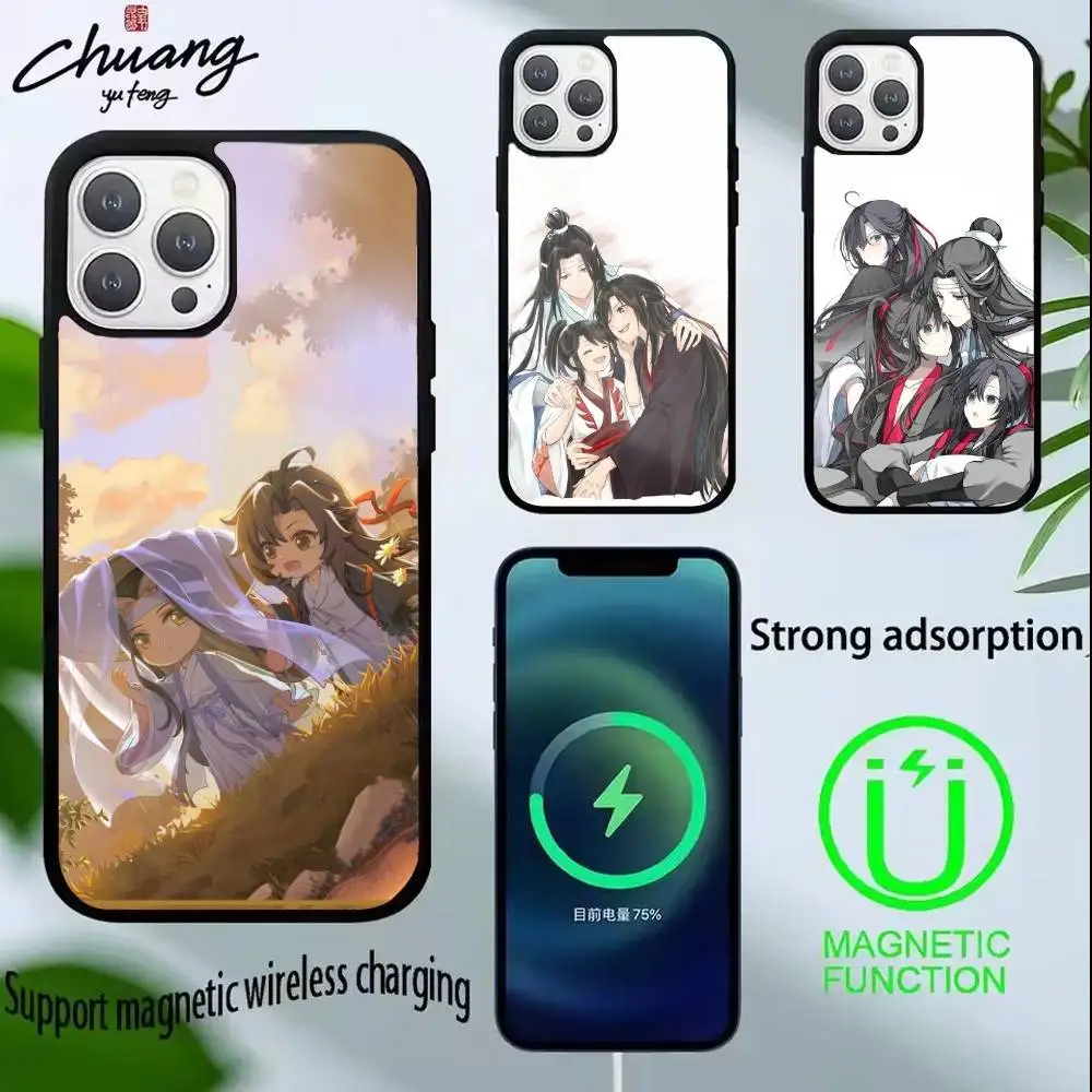 

Grandmaster U-Demonic Cultivation Phone Case For iPhone17,16,15,14,13 Plus,Pro Max Magnetic For Magsafe Wireless Charging