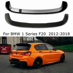 For BMW 1 Series F20 2012-2018 top wing 118i 125i modified rear Spoiler tail wing fixed air wing top wing ABS Gloss black