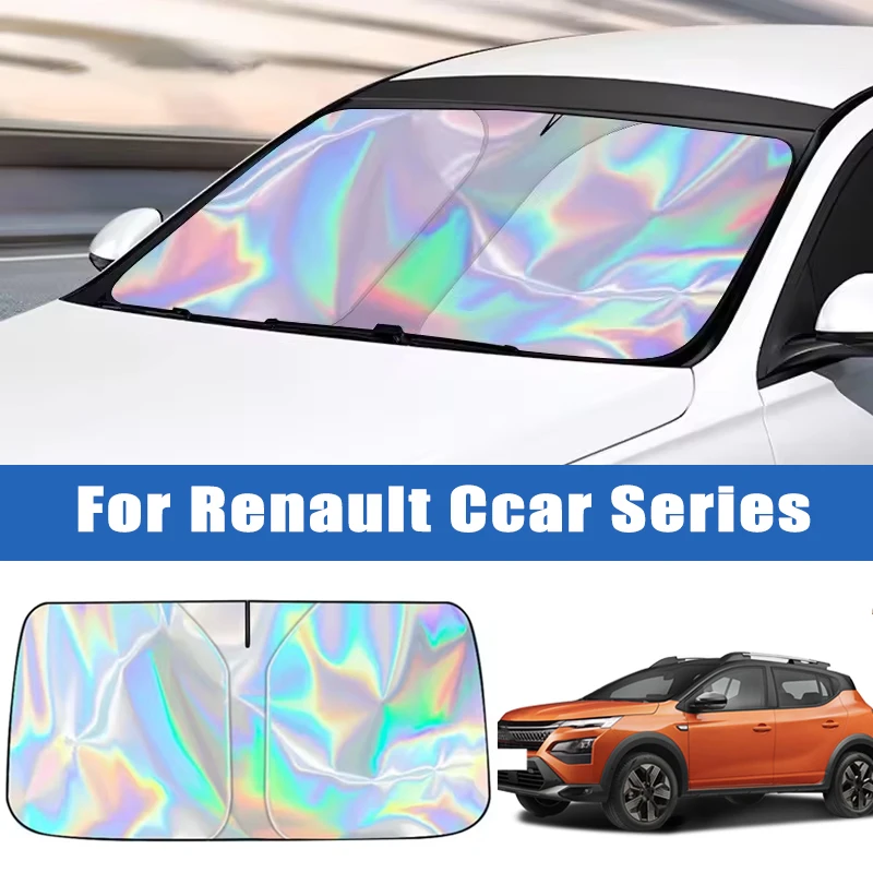 

Car Windshield Sunshade Car Interior Front Sun Shade For Renault Clio Megane Koleos Kadjar Captur Scenic Fluence Duster