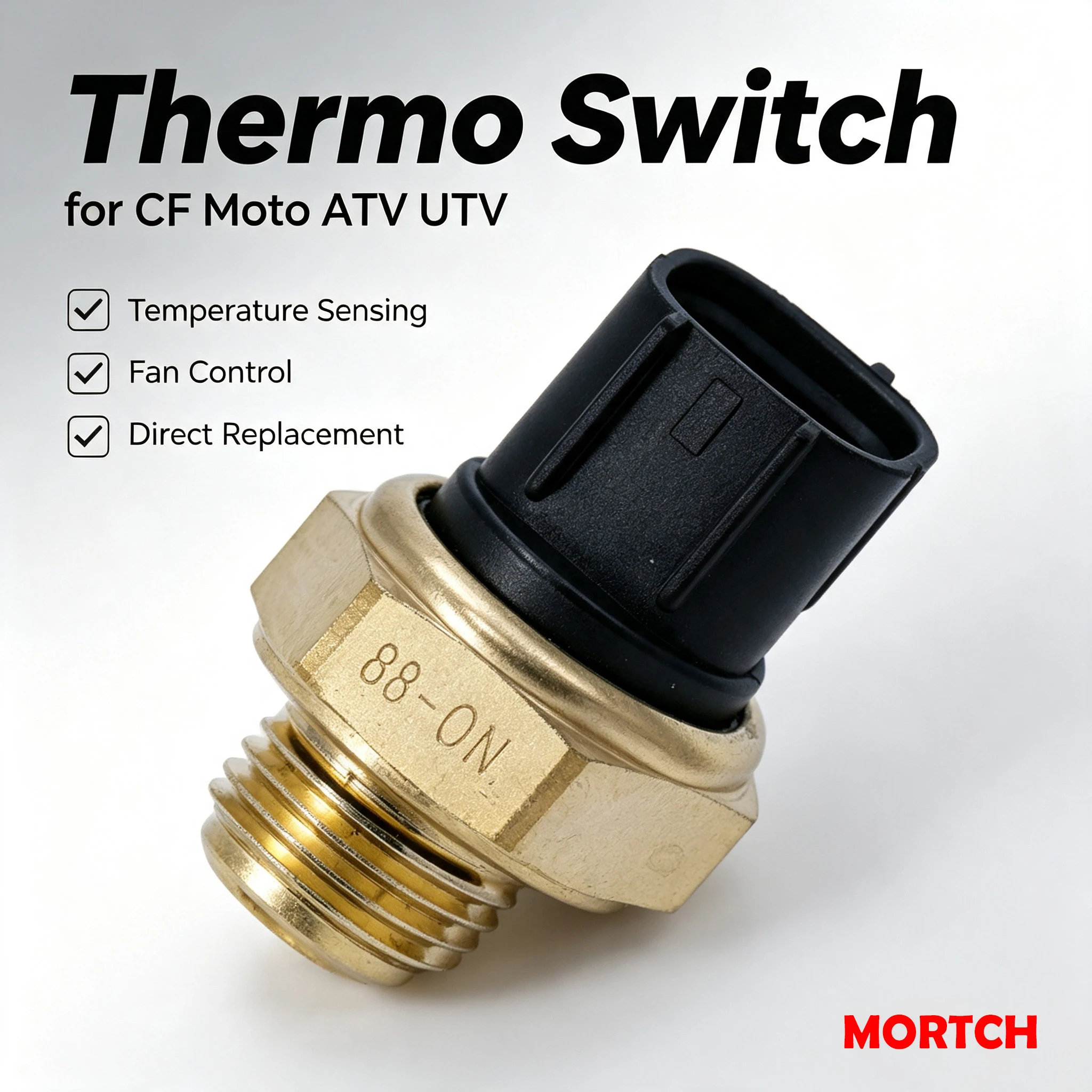 Motorkühlmitteltemperatur-Thermoschalter 7020-150600 M16 Gewinde Lüftersteuerung Thermoschalter-Sensor für CF Moto ATV UTV – Detail 2