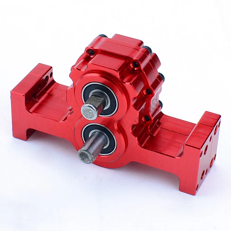 Metal Transfer Case Speed Ratio 1:1 Gearbox Upgrade for 1/14 Tamiya RC Dump Truck SCANIA 770S R620   TGX LESU Car