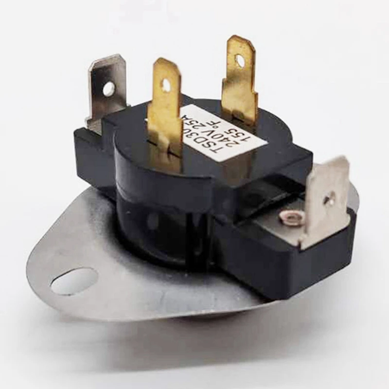 2X ชิ้นส่วนทดแทนสำหรับ3387134เครื่องเป่าผมรอบ Thermostat-ติดตั้งง่ายสำหรับ3387135 3387139 WP3387134VP 306910 3387134