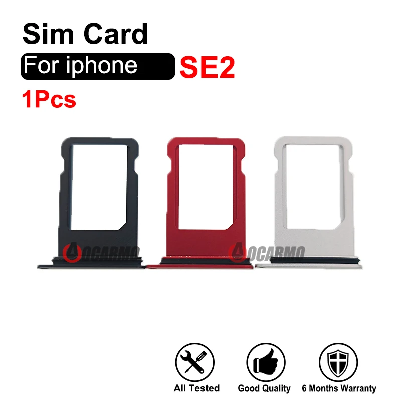 For iPhone SE 2nd Generation SE2 SIM Card Tray Slot Replacement Parts