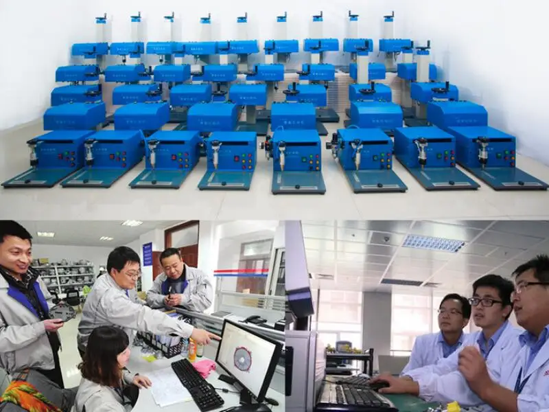 200W Fiber Laser Metal Marking Machine with Pneumatic Electric 2 in 1