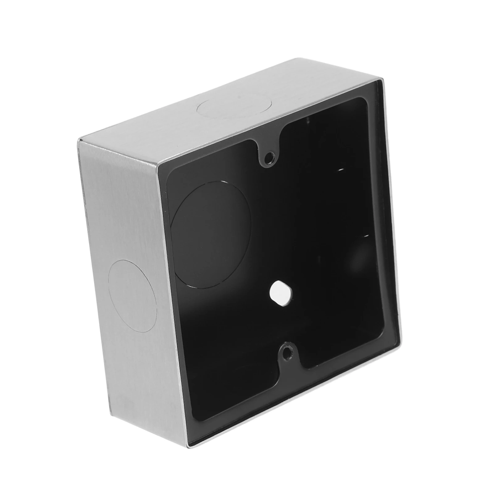 

Switch Socket Box 86 Type Stainless Steel Wall Mount Junction Connector For Electrical Outlet Flush Installation Home