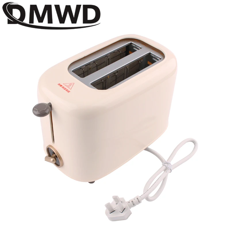 DMWD Household Toaster With 2 Slices Slot Automatic Warm Multifunctional Breakfast Bread Baking Machine 680W Toast Maker EU US