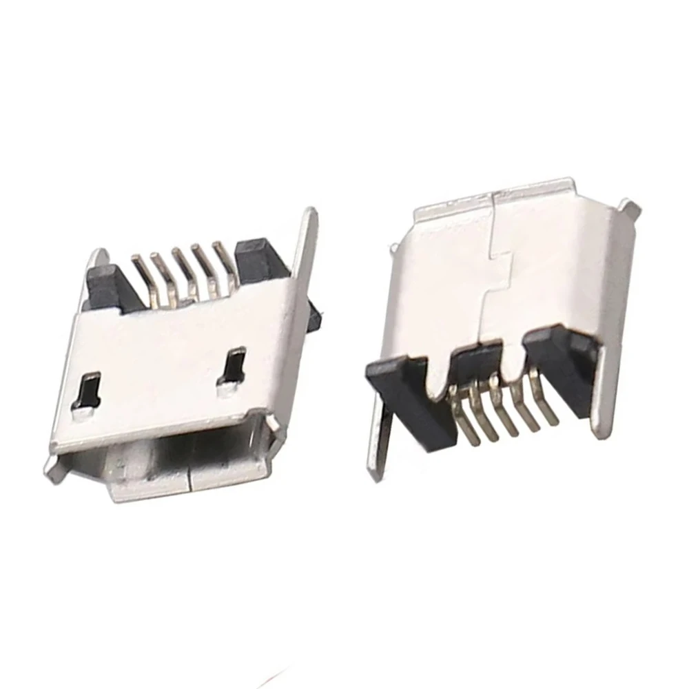 5-pinowe gniazdo Micro Mini USB Port ładowania Stacja dokująca dla Alpha 200 Garmin Edge 820 ZX80-B-5P 180Grado Pionowe złącze SMT 5P — zdjęcie 6