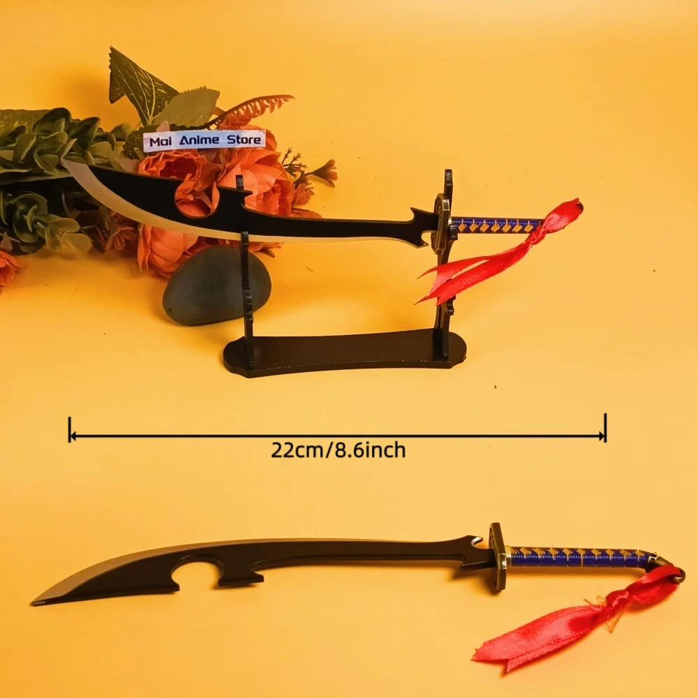 10inch 2pcs Kyoraku Shunsui Katana Metal Anime Bleach Sword Samurai Sabre Steel Knife Blade Real Size Japanese Katana Toy Gift