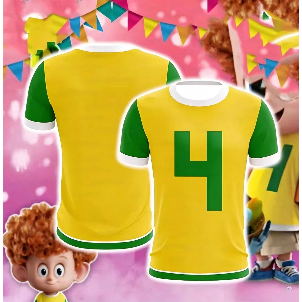 Movie Transylvania Men and Women Jonathan Cosplay Costume Hotel Cartoon T-shirt Halloween Casual Party Lightweight T-shirt