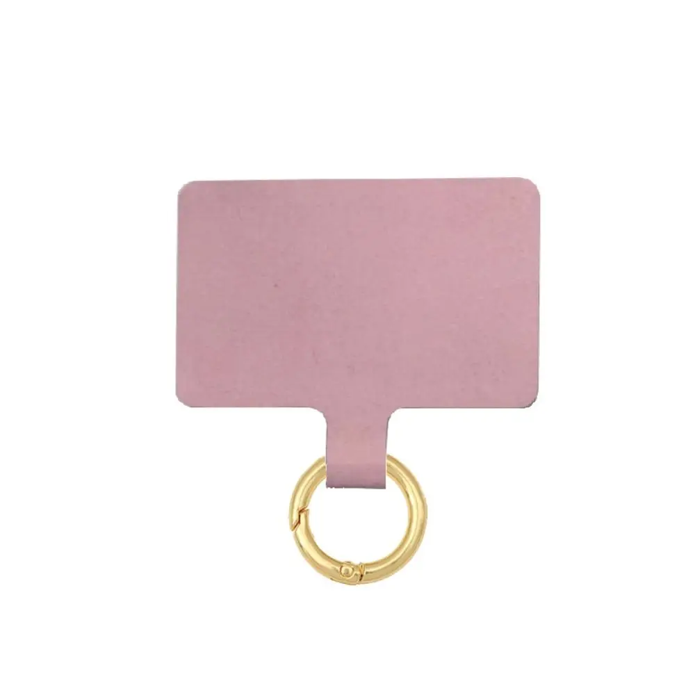 Safety Detachable Phone Lanyard Gasket Attachment Phone Charm Mobile Tether Pad Durable Metal Backle Phone Patch Hanging Cord