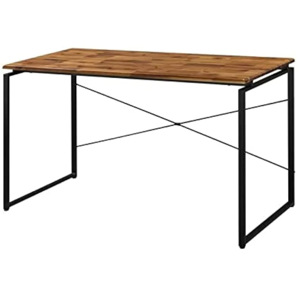 

Jurgen Wooden Rectangle Top Writing Desk in Oak and Black