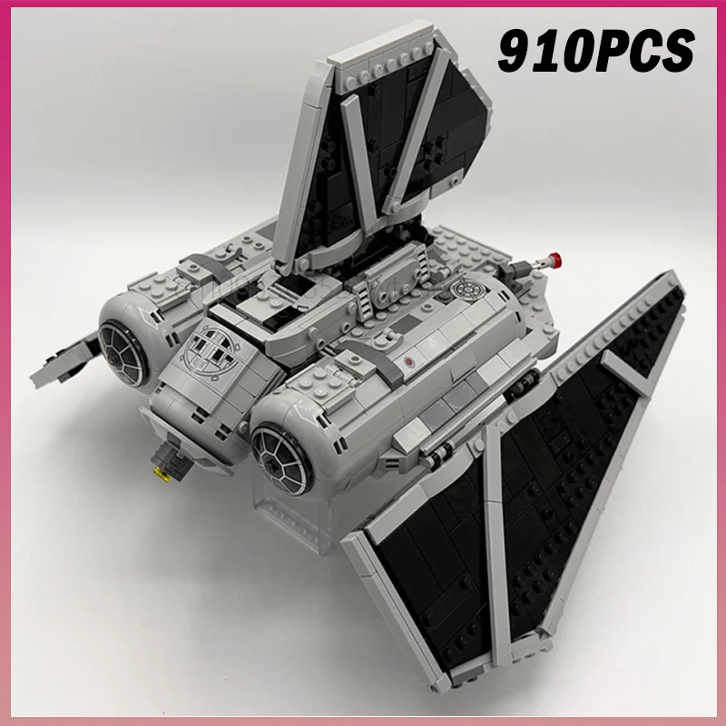 

910 шт. MOC-242242 новый ланцет воздушная артиллерия космический корабль истребитель космические войны серии модель строительные блоки кирпичи игрушка для мальчика детский подарок