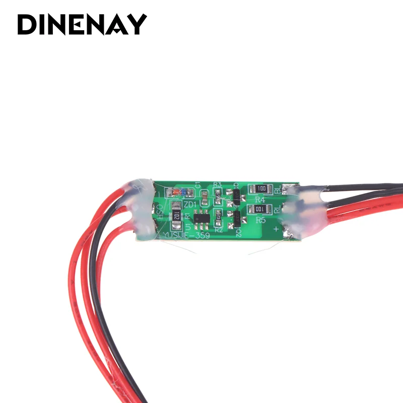 3-12V Strobe Flashing Module Red Blue 2-color LED Light Fast Flashing Warning Light Flashing Module For RC Car Model Spare Parts