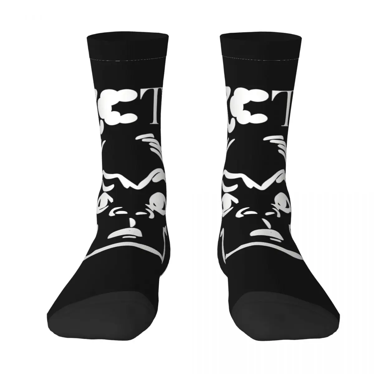 Funny Crazy Sock for Men Thunderous Hip Hop Harajuku Arctic Monkeys Happy Quality Pattern Printed Boys Crew compression Sock