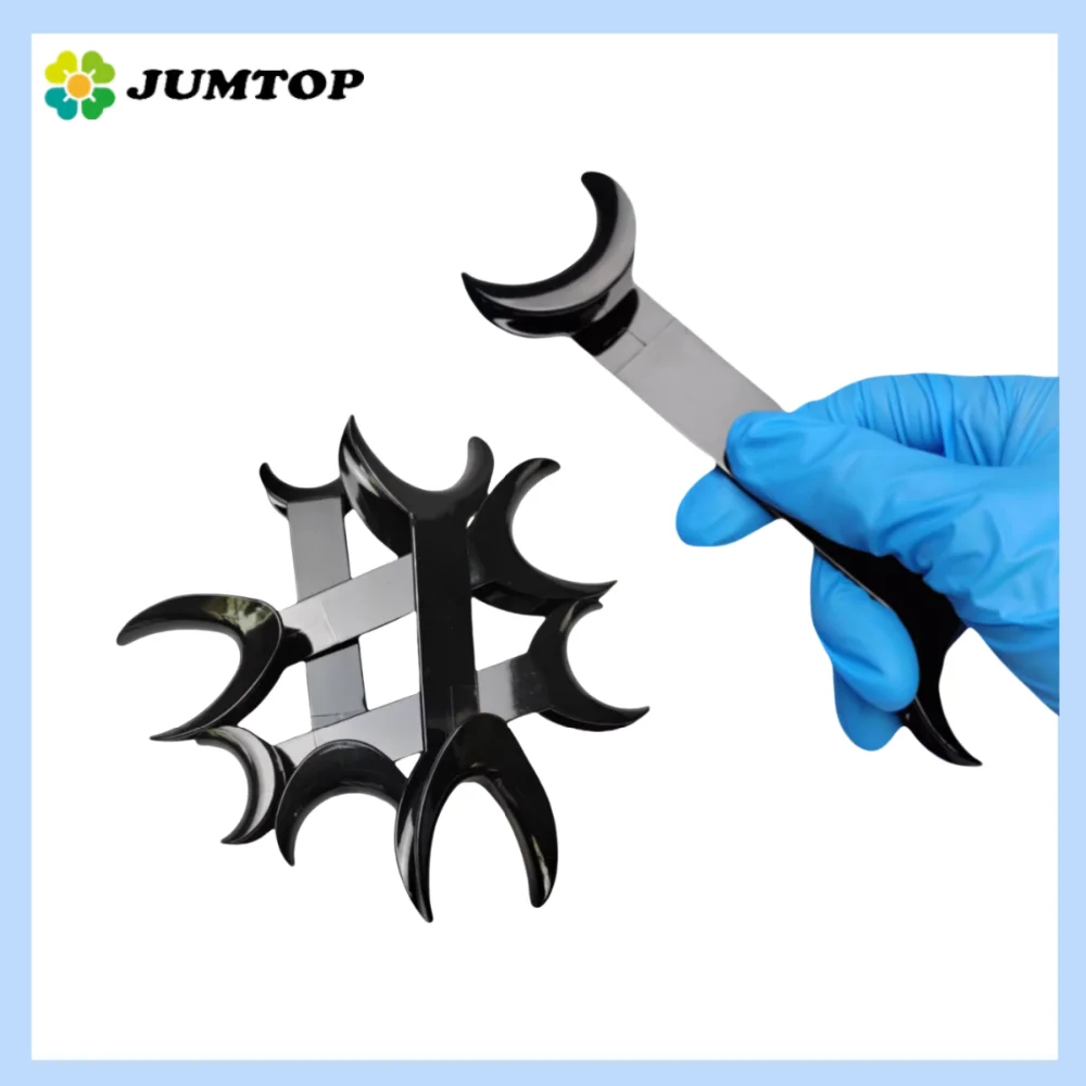 

Стоматологический Т-образный ретрактор, 4 шт., открывалка для рта с двойной головкой для ортодонтических процедур