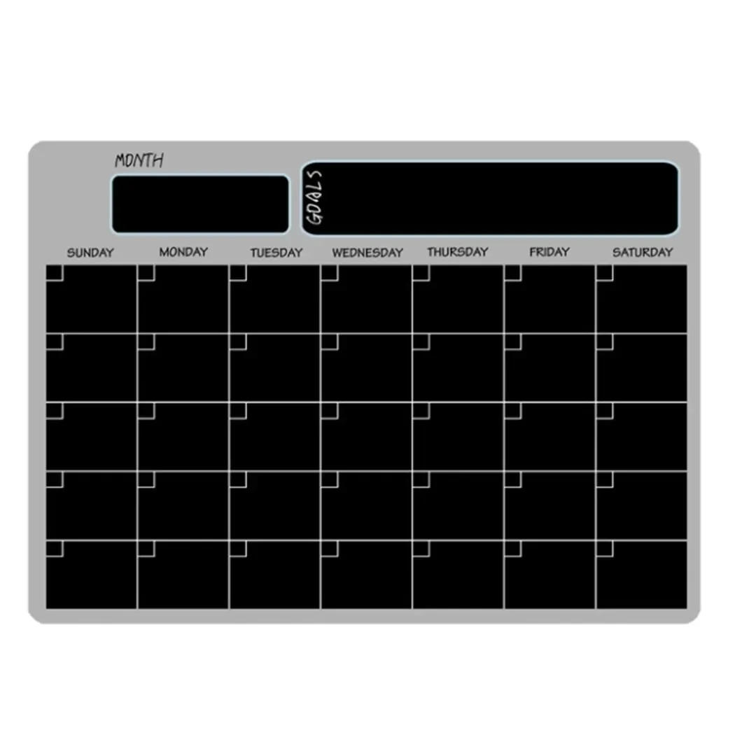 29.7*42cm Magnetic Whiteboard Erasable Month Planner Magnetic Calendar Refrigerator Magnet Message Board Home Decor