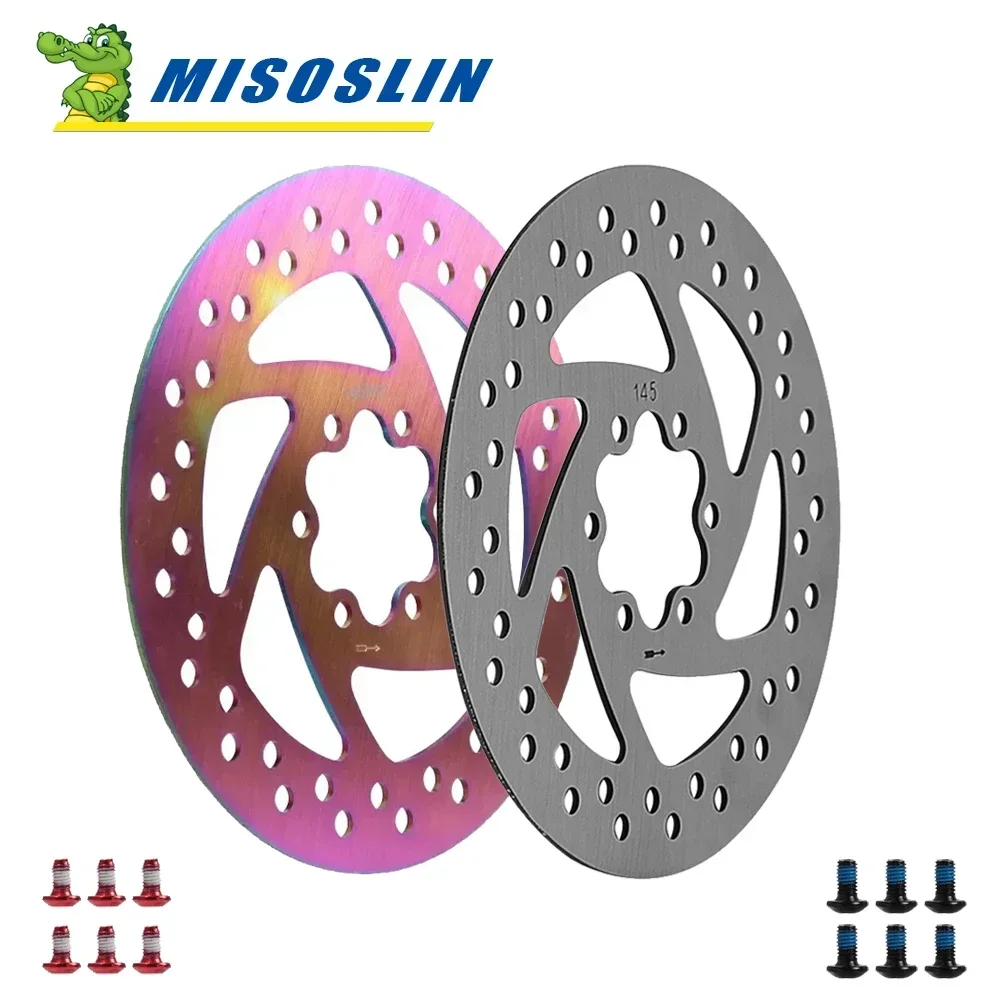 For Dualtron For Kaabo for VSETT 10+ Kickscooter Disc Brake Rotor 145mm Electric Scooter Brake Disc Accessories Replacement Part