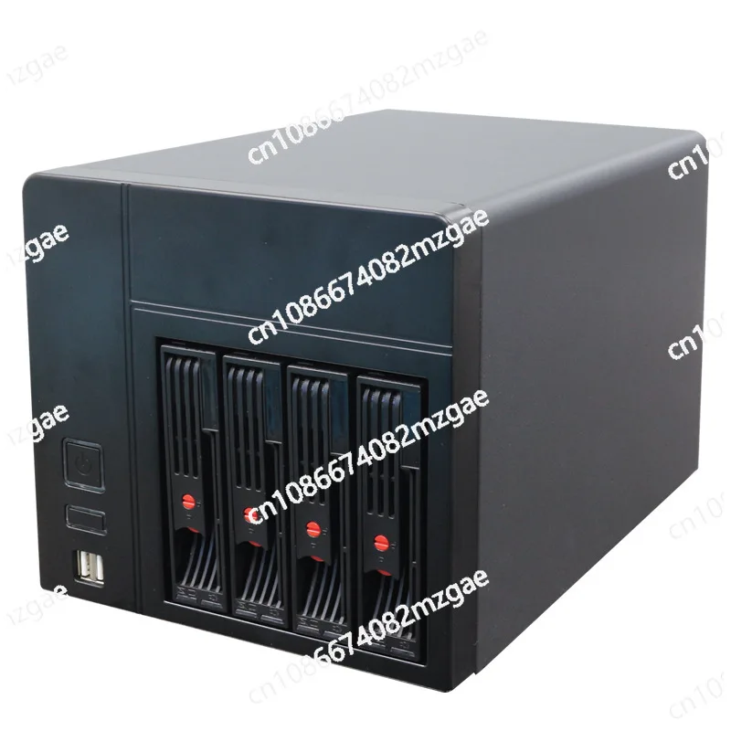 

4-полосный NAS-сервер для хранения настольного офисного компьютера ITX Interstellar Snail с возможностью горячей замены шасси