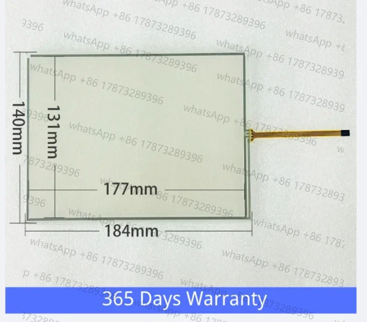 Kaca Panel Layar Sentuh untuk XTOP08TV-ED-E XTOP08TS-HD-A XTOP08TV-SD XTOP08TV-ED XTOP08TS-SD Film Overlay Membran