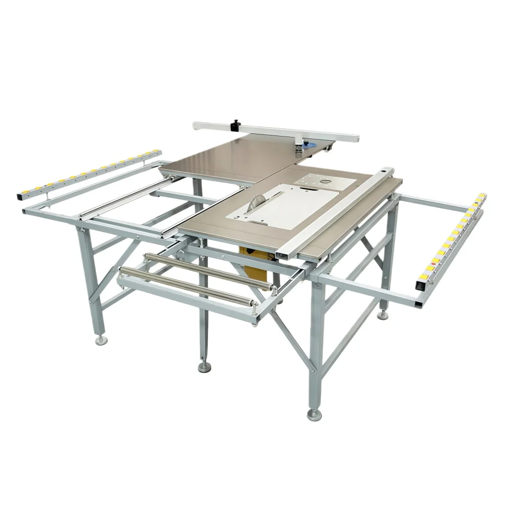 New Sliding Table Dust-Free Woodworking Saw, Multi-functional Cutting Saw for Woodworking, Foldable Household Woodworking Set