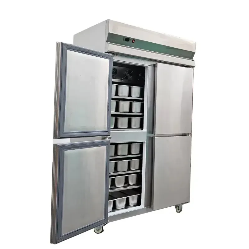 4 Door All Stainless Steel Ice Cream Special Refrigeration