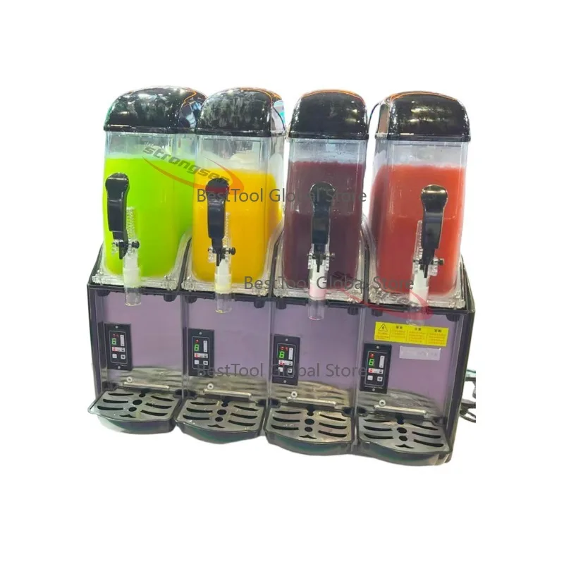 

Professional Factory Dir-ect Sales New Condit-ion 3-9L Comm-ercial Juice Smo-othie Slush Machine for Froz-en Drinks for Home Use