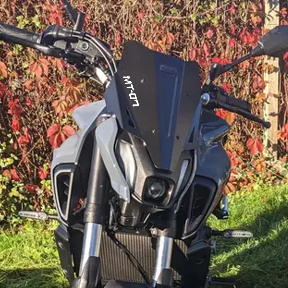 

For YAMAHA MT-07 MT07 FZ MT 07 FZ07 2021 2022 2023 2024 Motorcycle Windshield Windscreen Windproof Wind Screen Deflector FZ-07