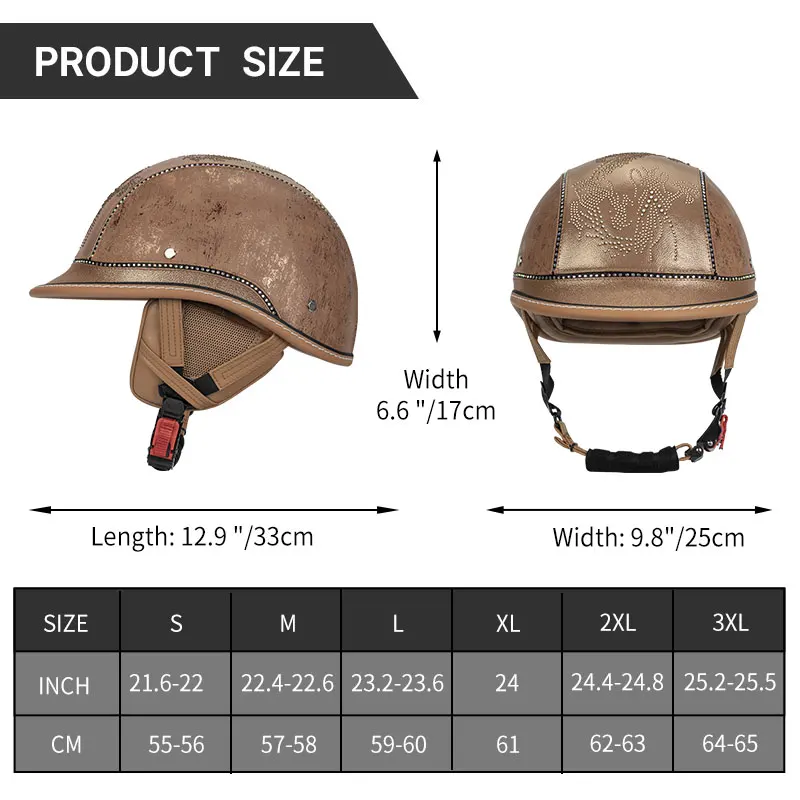 KAESE New Chinese Style Trendy New Product Motorcycle Helmet Retro Half helmet Scoop Cruise Pedal All Season Universal