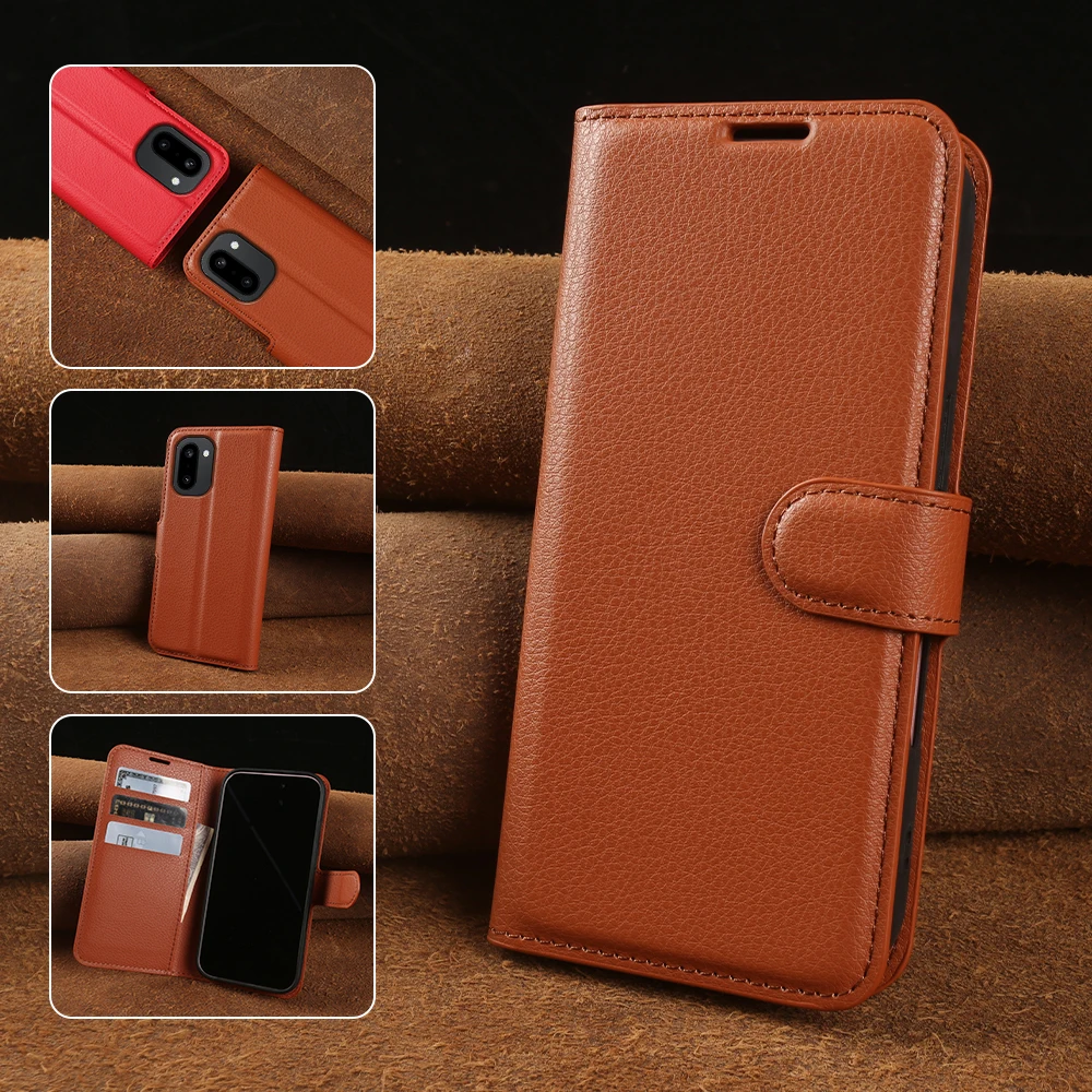 Phone Leather Case For OnePlus 15R Ace 6 6T Ace6T 15 13T 13S 13 12 11 10 Pro Nord CE 5 Ace5 Pro Flip Case Cover Shockproof Coque
