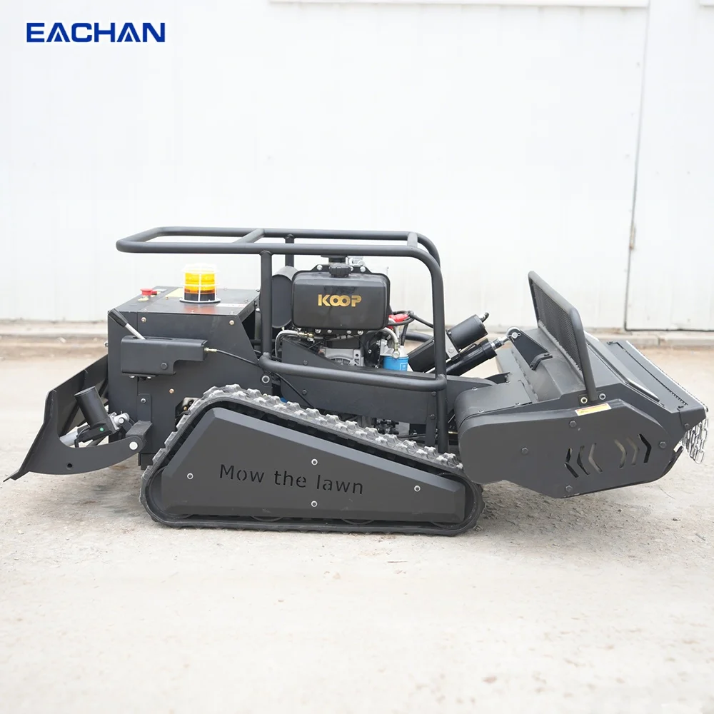 Customized Remote Control Crawler Lawn Mower CE EPA Professional Track Mowing Machine for Orchard Farm Hillside Garden