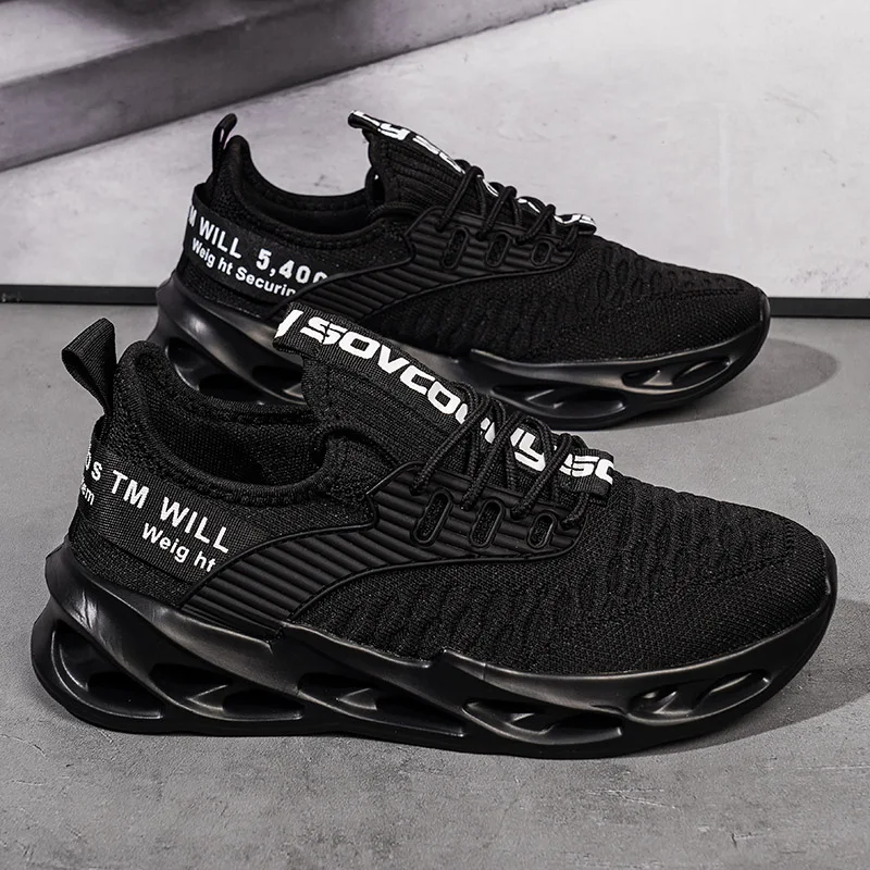 Fashion Green Men's Cheap Sneakers Summer Breathable Mesh Shoes Men Running Sneaker Outdoor Jogging Shoes Men Blade Trainers image 5