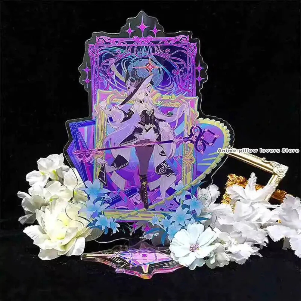 

Game Anime Honkai: Star Rail The Herta Acrylic Stand Figure Model Cosplay Badge Laser Ticket Desktop Decor Gift
