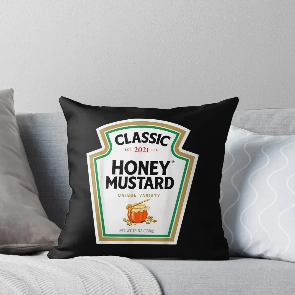 Honey Mustard DIY Halloween Costume Matching Group Mustard Throw Pillow Custom Cushion pillow