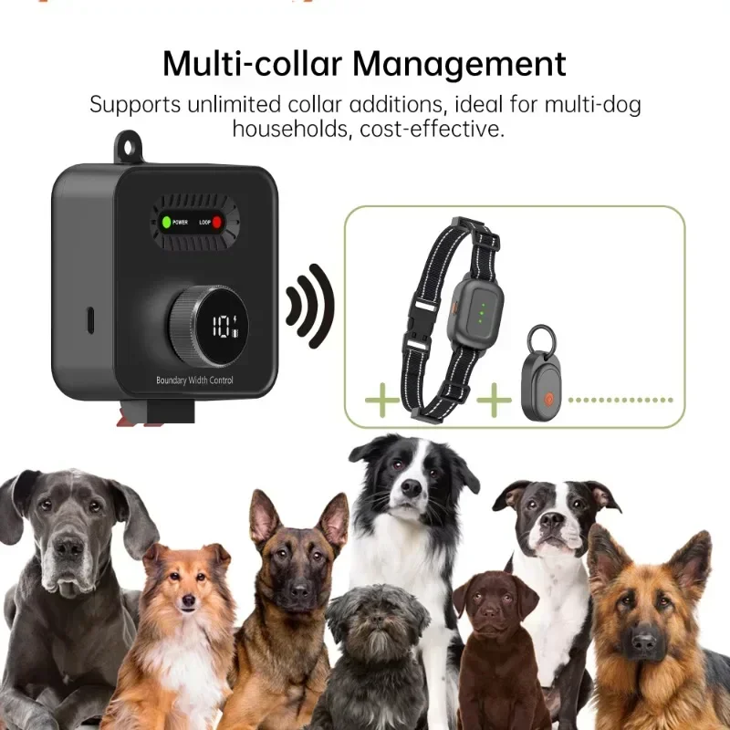 Electric Dog Training Shock Collar Fence, Portable Pet Dog In-Ground Outdoor Fence, Invisible Wired Electric Dog Fence System view 6