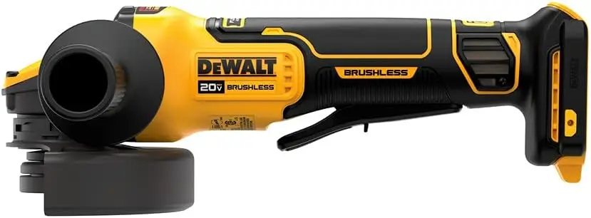 DEWALT409 FLEXVOLT ADVANTAGE 20V MAX * Rebarbadora, interruptor de pá, 4-1/2 polegadas a 5 polegadas, somente ferramenta (DCG416B)