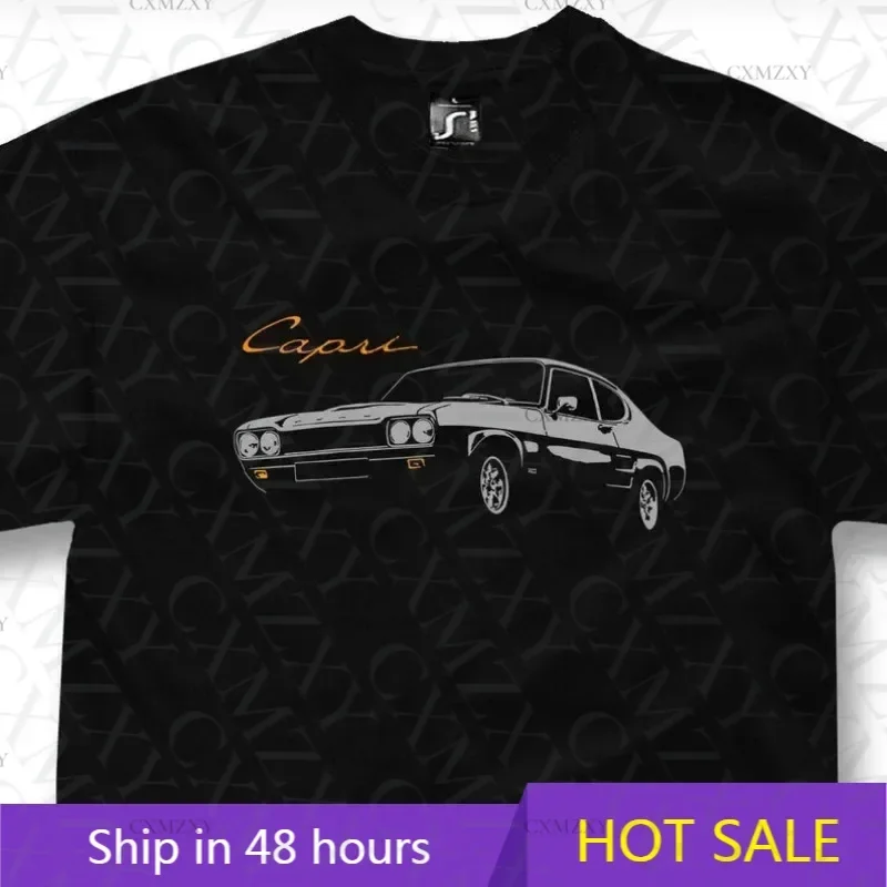 

100% Cotton T Shirt for ford Capri fans Classic car tshirt RS