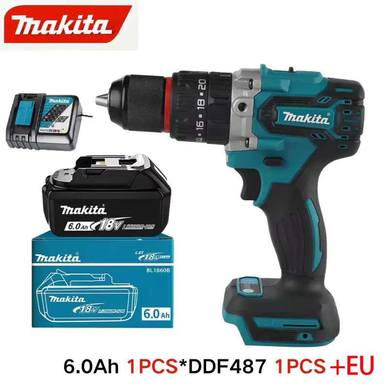 100% Genuine 18V Makita 6Ah Makita Battery BL1840 BL1830B BL1850B BL1850 BL1860 BL1815 Replacement Lithium Battery image 3