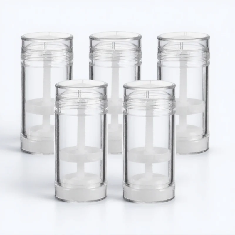 

5Pcs Plastic Deodorant Containers Empty Bottles Refillable Cream Sub Holders Perfect for Travel Camping Empty Containers