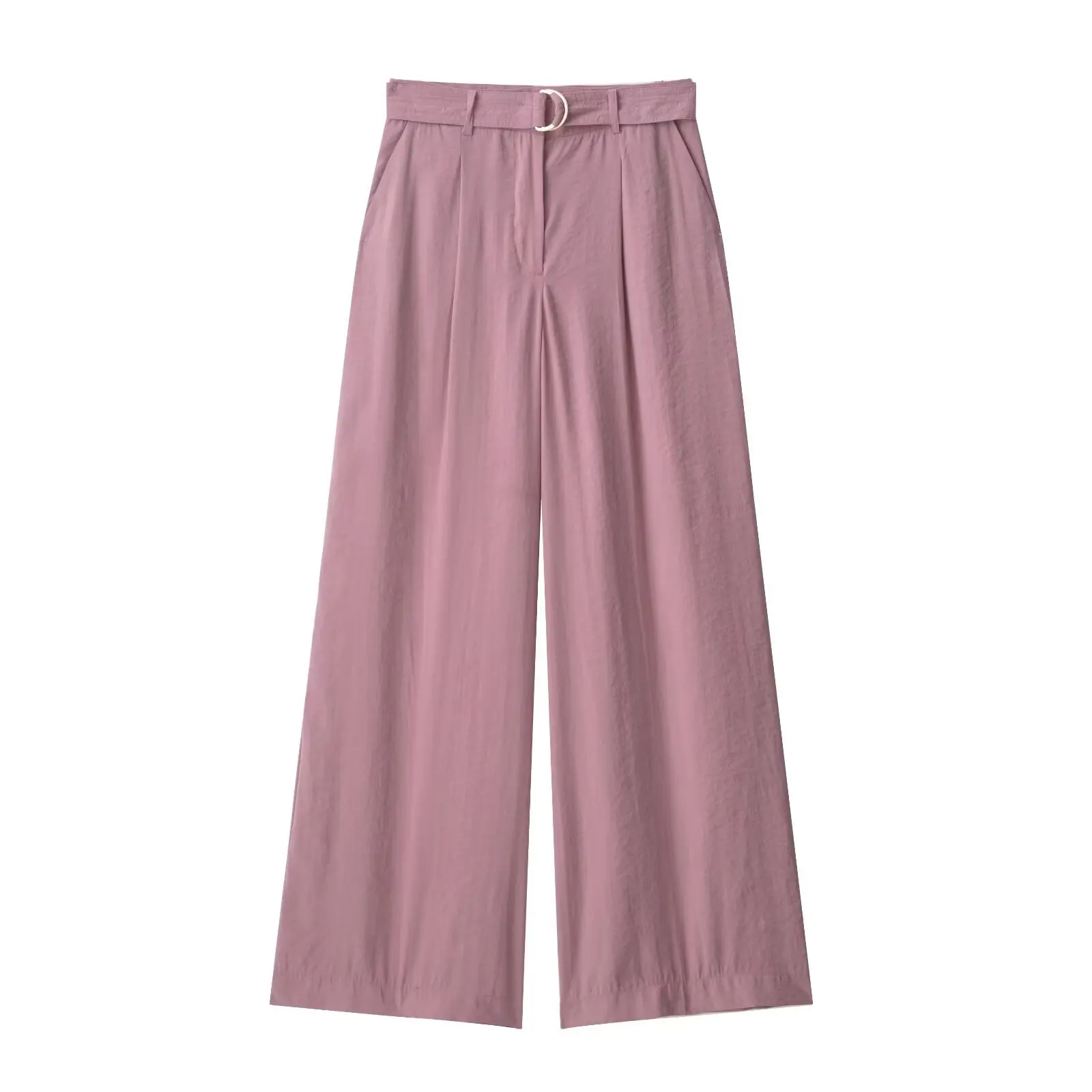 Europäische Damenmode Herbst Polo Kragen Langarm Hemd Freizeithosen Set Damen Drapey Style Outfit