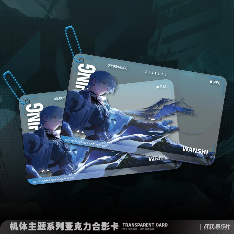 Game GRAY RAVEN PUNISHING Official WanShi Acrylic Photo Card Keychain Display Anime Cosplay Props Cute Gift