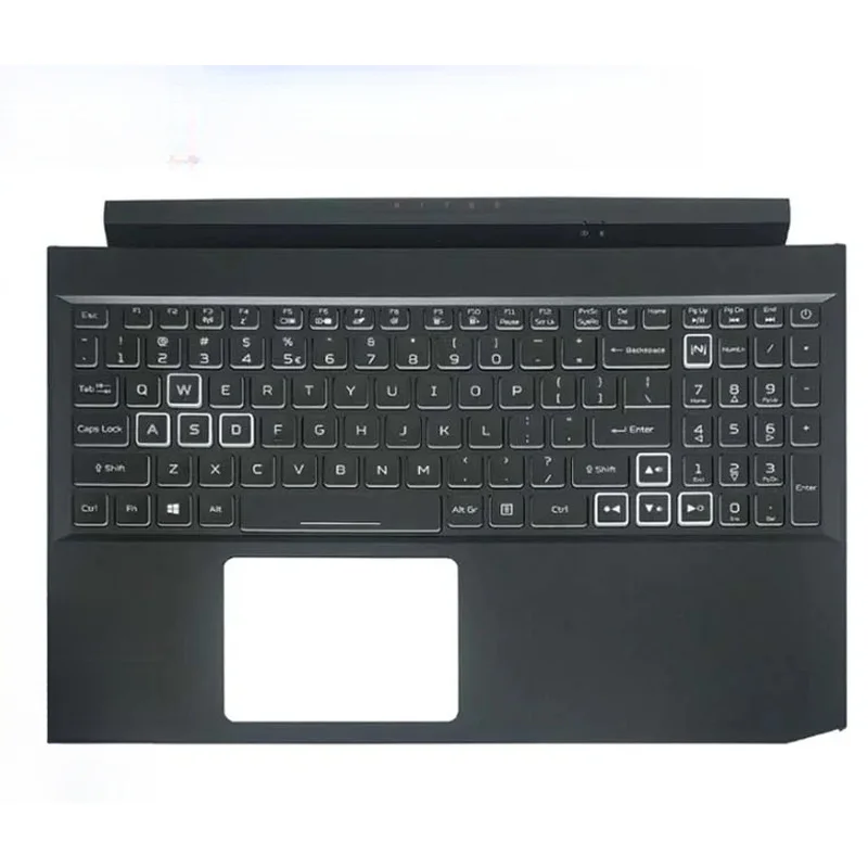Original  For Nitro5 AN515-55 AN515-56 57 54 44N20C1 N18C3 Palmrest Keyboard Upper Top Case C Cover Shell Black