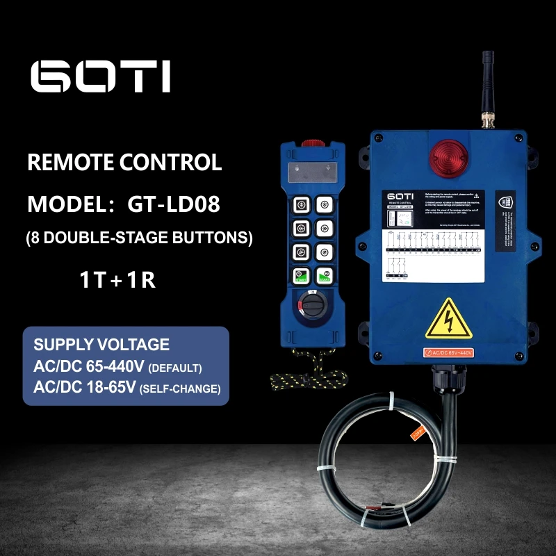 GOTI GT-LD06 GT-LD08 GT-LD10 GT-LD12 GT-PJ40+ Crane Remote Control Switch Double Speed Remote Control Russia Spain Warehouse