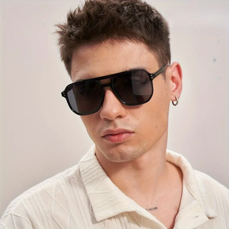 1 Stück klassische Vollrahmenbrille für Herren, leicht und langlebig, ideales Geschenk