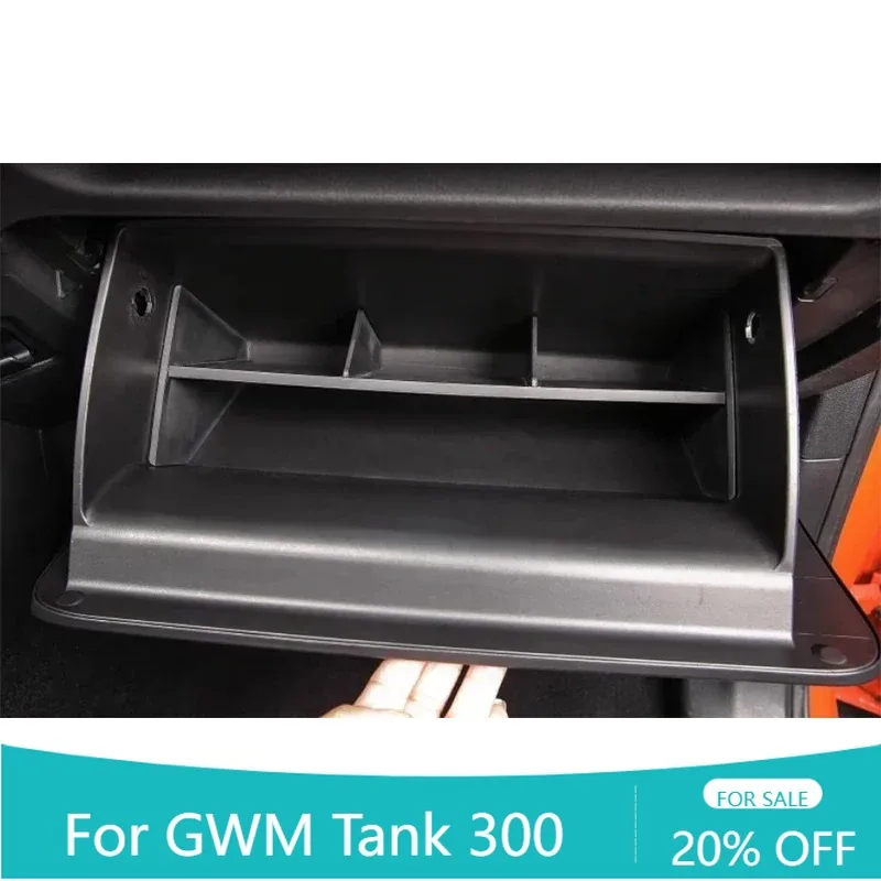 

Автомобильный ящик для хранения, подходит для перчаточного ящика для совместного водителя, перегородка для хранения мусора, аксессуары для украшения интерьера для GWM Tank 300