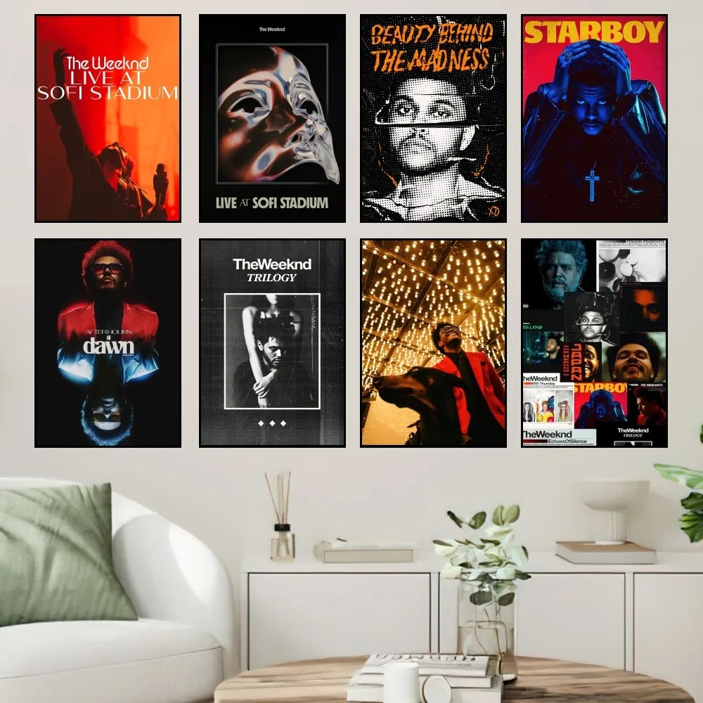 

Singer The Weeknd Poster Home Prints Wall Painting Bedroom Living Room Decoration Office