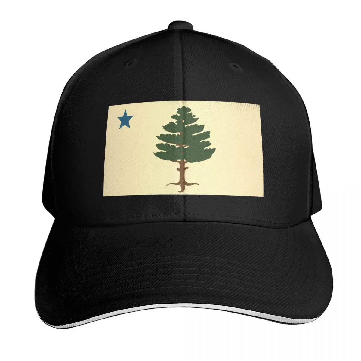 

Maine Flag 1901 Baseball Cap Hat Beach Anime Hat Military Cap Man Sun Cap Hats For Men Women's