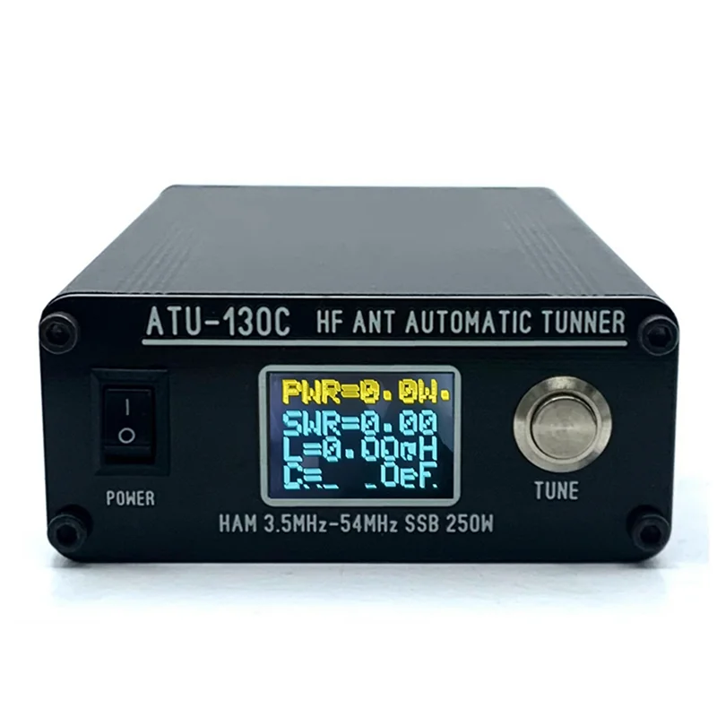 【A69Z】ATU130C Tuner 250W Automatic Antenna Tuner Supports AM FM CW SSB For Amateur Radio Transcceiver